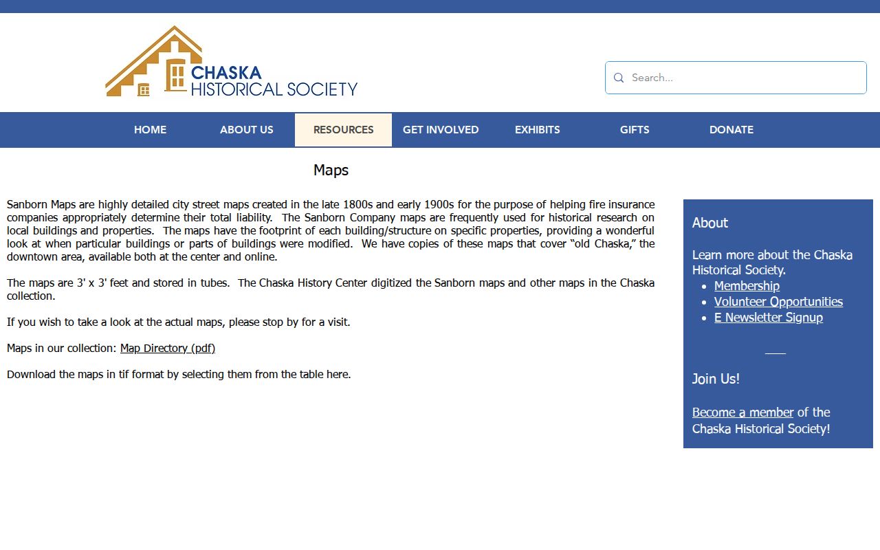 Chaska city directory address research using the Chaska Sanborn map collection